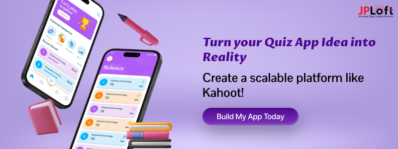 Develop an app Like Kahoot Cta